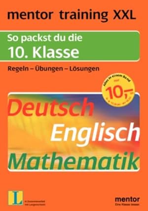 Bild des Verkufers fr mentor XXL. So packst du die 10. Klasse: 10. Klasse zum Verkauf von Versandantiquariat Felix Mcke