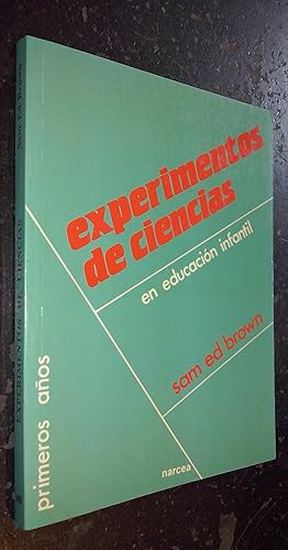 Imagen del vendedor de Experimento de ciencias en educacin infantil a la venta por Librera La Candela