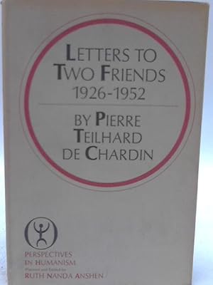 Seller image for Letters to Two Friends 1926-1952 for sale by World of Rare Books