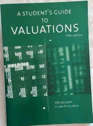 Image du vendeur pour A Student's Guide to Valuations - Fifth edition mis en vente par Chapter 1