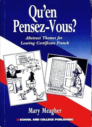 Imagen del vendedor de Qu'en pensez-vous ? - Mary Meagher a la venta por Book Hmisphres