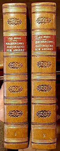 Seller image for Recherches historiques sur l'ANJOU et ses Monumens. Angers et le Bas-Anjou. for sale by DKB LIVRES ANCIENS