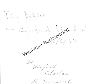 Bild des Verkufers fr Original Autogramm Winfried Scharlau (1934-2004) /// Autograph signiert signed signee zum Verkauf von Antiquariat im Kaiserviertel | Wimbauer Buchversand
