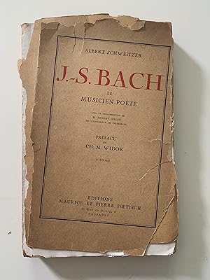 Image du vendeur pour J.S.Bach le Musicien-Pote mis en vente par Symonds Rare Books Ltd