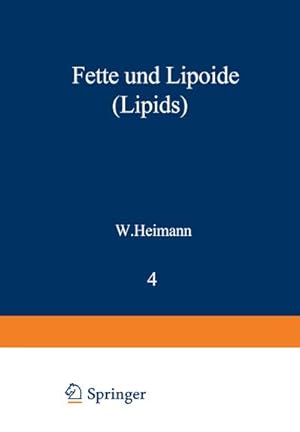 Seller image for Fette und Lipoide (Lipids) for sale by AHA-BUCH GmbH