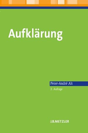 Seller image for Aufklrung : Lehrbuch Germanistik for sale by AHA-BUCH GmbH