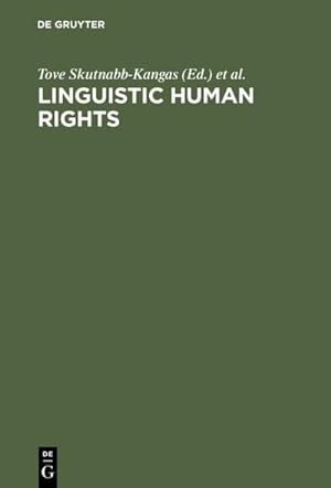Bild des Verkufers fr Linguistic Human Rights : Overcoming Linguistic Discrimination zum Verkauf von AHA-BUCH GmbH