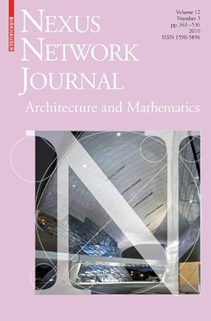 Bild des Verkufers fr Nexus Network Journal 12,3 : Architecture and Mathematics zum Verkauf von AHA-BUCH GmbH