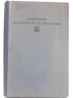Bild des Verkufers fr Einleitung in die Philosophie zum Verkauf von World of Rare Books