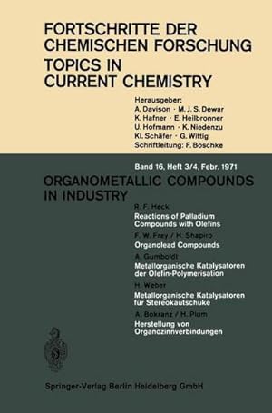 Bild des Verkufers fr Organometallic Compounds in Industry zum Verkauf von AHA-BUCH GmbH