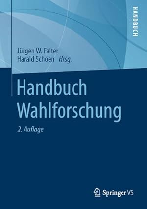 Bild des Verkufers fr Handbuch Wahlforschung zum Verkauf von AHA-BUCH GmbH