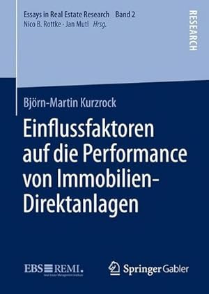 Immagine del venditore per Einussfaktoren auf die Performance von Immobilien-Direktanlagen venduto da AHA-BUCH GmbH