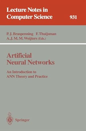 Image du vendeur pour Artificial Neural Networks : An Introduction to ANN Theory and Practice mis en vente par AHA-BUCH GmbH