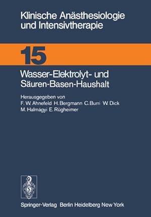 Bild des Verkufers fr Wasser-Elektrolyt- und Suren-Basen-Haushalt : XX. Kasseler Symposium, 18./19.2.1977 zum Verkauf von AHA-BUCH GmbH