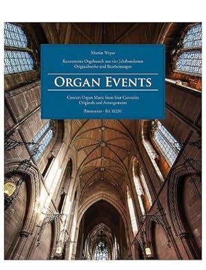 Bild des Verkufers fr Organ Events, Partitur : Konzertante Orgelmusik aus vier Jahrhunderten, Originalwerke und Bearbeitungen zum Verkauf von AHA-BUCH GmbH