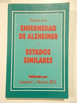 Avances en la enfermedad de Alzheimer y estados similares
