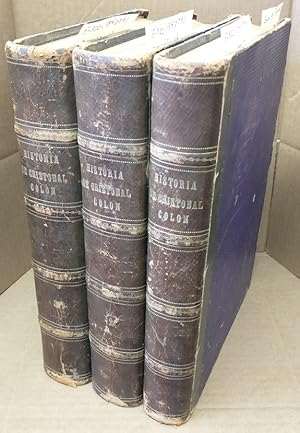 Seller image for MONUMENTO A COLON : HISTORIA DE LA VIDA Y VIAJES DE CRISTOBAL COLON [3 VOLUMES] for sale by Second Story Books, ABAA