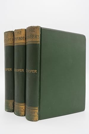 Bild des Verkufers fr THE LEATHERSTOCKING TALES (3 OF 5 VOLUMES) : THE DEERSLAYER; THE PATHFINDER; THE PIONEERS zum Verkauf von Sage Rare & Collectible Books, IOBA