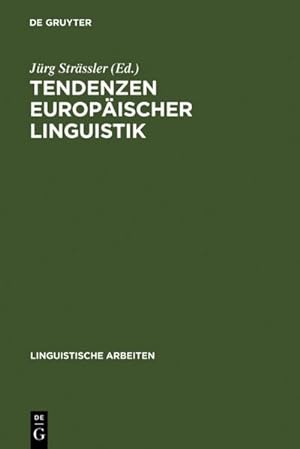 Bild des Verkufers fr Tendenzen europischer Linguistik : Akten des 31. Linguistischen Kolloquiums, Bern 1996 zum Verkauf von AHA-BUCH GmbH