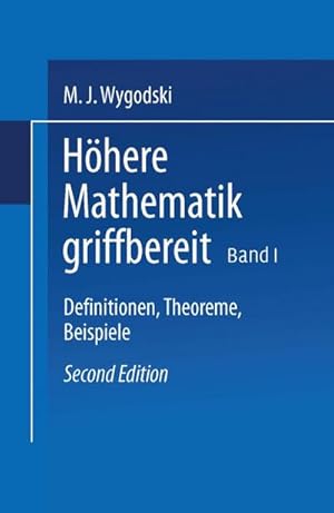 Bild des Verkufers fr Hhere Mathematik griffbereit : Definitionen, Theoreme, Beispiele zum Verkauf von AHA-BUCH GmbH