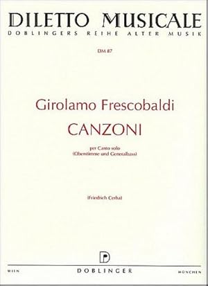 Seller image for Canzoni, Oberstimme und Generalba : per Canto solo for sale by AHA-BUCH GmbH