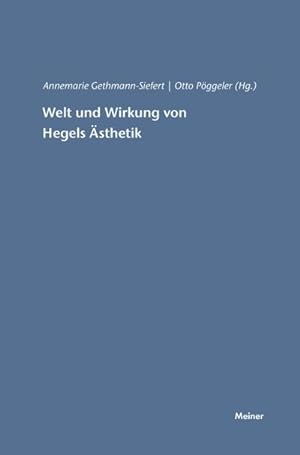 Bild des Verkufers fr Welt und Wirkung von Hegels sthetik zum Verkauf von AHA-BUCH GmbH