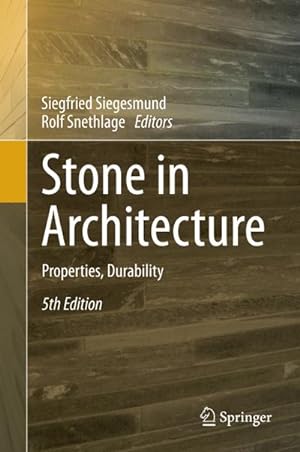 Image du vendeur pour Stone in Architecture : Properties, Durability mis en vente par AHA-BUCH GmbH
