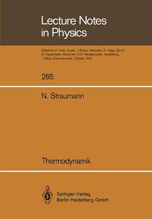 Bild des Verkufers fr Thermodynamik zum Verkauf von AHA-BUCH GmbH