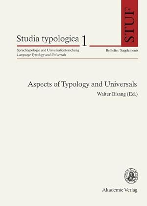 Seller image for Aspects of Typology and Universals for sale by AHA-BUCH GmbH