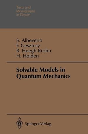 Bild des Verkufers fr Solvable Models in Quantum Mechanics zum Verkauf von AHA-BUCH GmbH