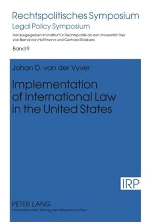 Bild des Verkufers fr Implementation of International Law in the United States zum Verkauf von AHA-BUCH GmbH