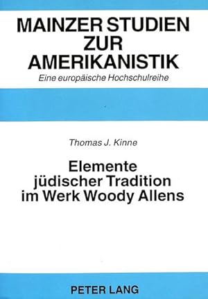 Bild des Verkufers fr Elemente jdischer Tradition im Werk Woody Allens zum Verkauf von AHA-BUCH GmbH