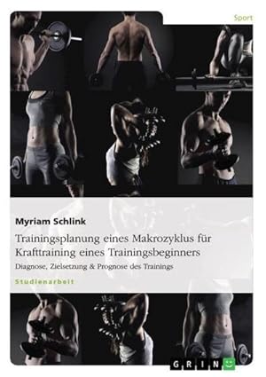 Bild des Verkufers fr Trainingsplanung eines Makrozyklus fr Krafttraining eines Trainingsbeginners : Diagnose, Zielsetzung & Prognose des Trainings zum Verkauf von AHA-BUCH GmbH