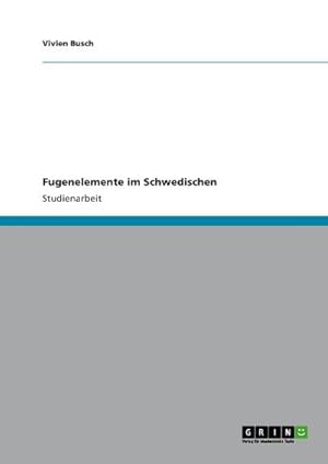 Seller image for Fugenelemente im Schwedischen for sale by AHA-BUCH GmbH