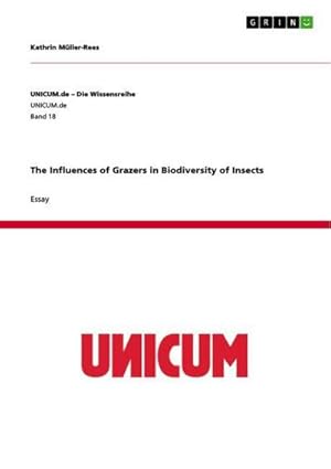 Bild des Verkufers fr The Influences of Grazers in Biodiversity of Insects zum Verkauf von AHA-BUCH GmbH