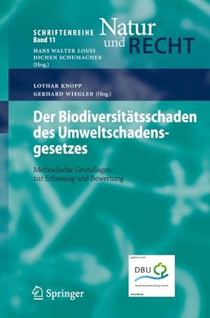 Bild des Verkufers fr Der Biodiversittsschaden des Umweltschadensgesetzes : Methodische Grundlagen zur Erfassung und Bewertung zum Verkauf von AHA-BUCH GmbH