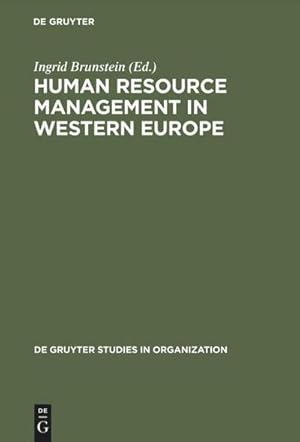 Bild des Verk�ufers f�r Human Resource Management in Western Europe zum Verkauf von AHA-BUCH GmbH