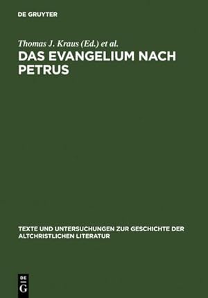 Bild des Verkufers fr Das Evangelium nach Petrus : Text, Kontexte, Intertexte zum Verkauf von AHA-BUCH GmbH