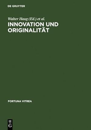 Bild des Verkufers fr Innovation und Originalitt zum Verkauf von AHA-BUCH GmbH