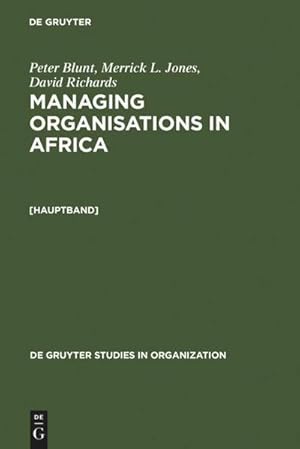 Immagine del venditore per Managing Organisations in Africa venduto da AHA-BUCH GmbH