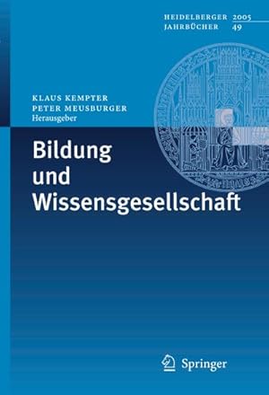 Bild des Verkufers fr Bildung und Wissensgesellschaft zum Verkauf von AHA-BUCH GmbH