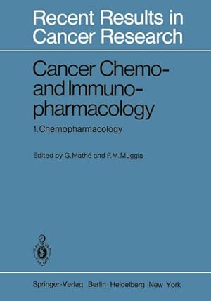 Bild des Verkufers fr Cancer Chemo- and Immunopharmacology : 1. Chemopharmacology zum Verkauf von AHA-BUCH GmbH