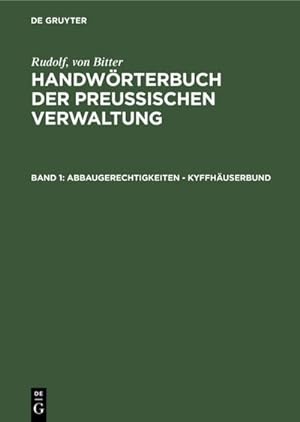 Bild des Verkufers fr Abbaugerechtigkeiten - Kyffhuserbund zum Verkauf von AHA-BUCH GmbH