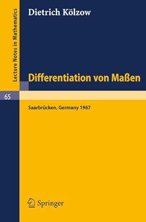 Bild des Verkufers fr Differentiation von Maen zum Verkauf von AHA-BUCH GmbH