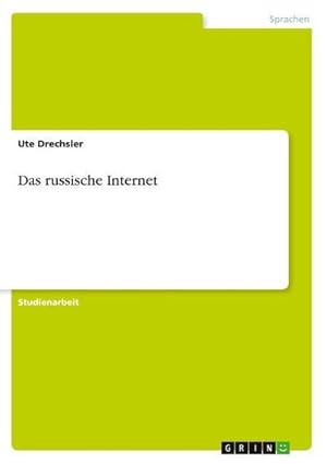 Bild des Verkufers fr Das russische Internet zum Verkauf von AHA-BUCH GmbH