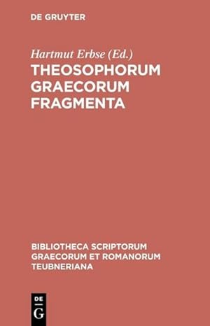 Bild des Verkufers fr Theosophorum Graecorum fragmenta zum Verkauf von AHA-BUCH GmbH
