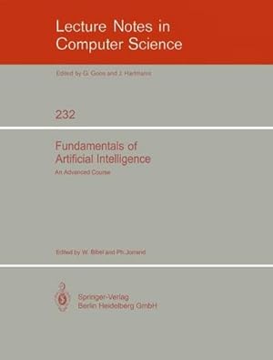 Image du vendeur pour Fundamentals of Artificial Intelligence : An Advanced Course mis en vente par AHA-BUCH GmbH
