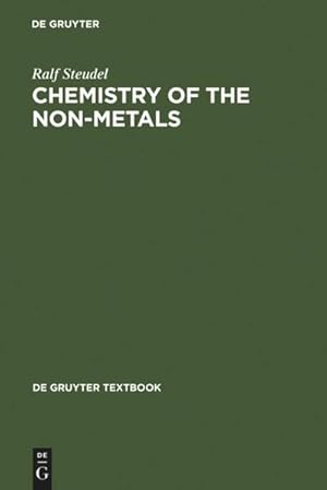 Bild des Verkufers fr Chemistry of the Non-Metals : With an Introduction to Atomic Structure and Chemical Bonding zum Verkauf von AHA-BUCH GmbH