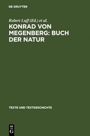 Bild des Verkufers fr Konrad von Megenberg: Buch der Natur : Band II: Kritischer Text nach den Handschriften zum Verkauf von AHA-BUCH GmbH