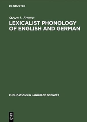 Bild des Verkufers fr Lexicalist Phonology of English and German zum Verkauf von AHA-BUCH GmbH